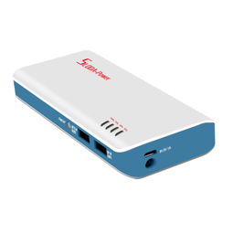 神龙达双USB 2A移动电源测评 10400毫安蓝色充电宝，高性价比之选